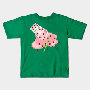 Pink Boba Spill Kids T-Shirt